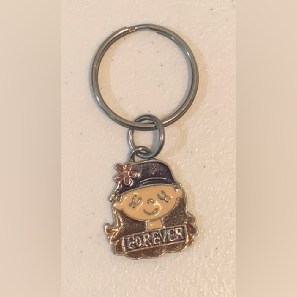 Forever keychain girl